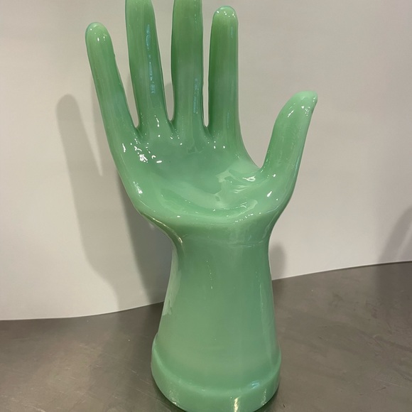 COPY - Jadeite Green Glass ring tree - Picture 8 of 10